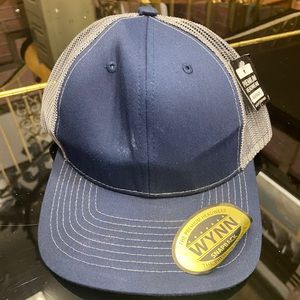 Navy Blue & Grey Mesh Hat
